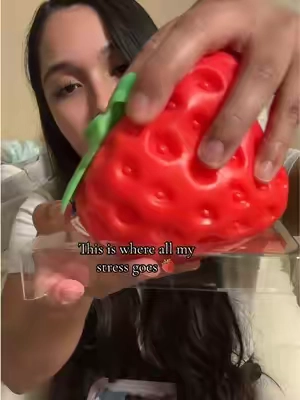 #StrawberrySquishy #StressRelief #Satisfying #FidgetToy #TikTokShopFinds