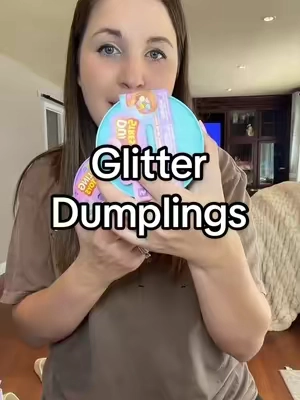 Glitter dumplings where you pick the color!! #glitterdumplings #joyinsquishy #dumplingsquishy 