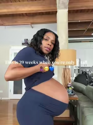 BIG Mama update: We made it to the end 🥹💙🤰🏾 #tiktokshopcreatorpicks #pregnant #pregnancy #maternity #thirdtrimesterbelike 