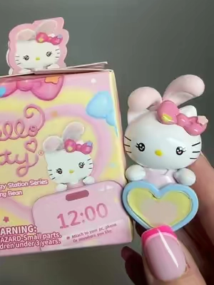 Hello Kitty X MINILIKE Sweetie Energy Station Series Lying Bean Blindbox #tiktokshopcreatorpicks #minilike #hellokitty #blindbox #phonehippers 
