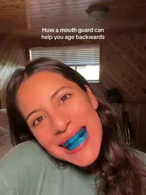 A mouth that helps with mouth breathing, teeth grinding, jaw clenching and give you a snatched jaw ✨#mouthguard #mouthbreather #jawlinecheck #teethgrinding #nosebreathing 