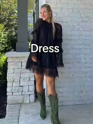 A western style boho lace dress! 
