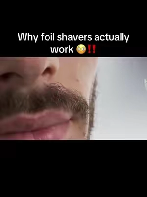 I was shocked it worked so well! #foilshaver #shavinghacks #mensshaving #shavinghacks 