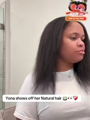 Yona shows off her Natural hair 🍵👀❤️‍🩹 #yonalashay #wardrobe #LIVEIncentiveProgram #LIVEIsEasy #PaidPartnership 