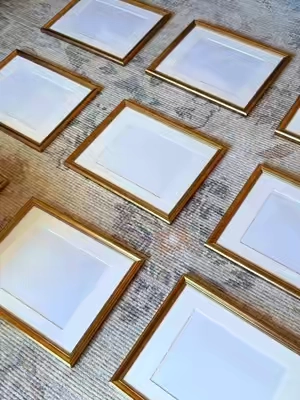 so tired of my walls feeling empty & cold - these gallery wall frames are the perfect way to fill my home with life and be reminded of the people I love most 🥹💕 this frame set is the 11x14 antique bronze but they have a ton of options to check out! #gallerywall #gallerywallframes #photowall #gallerywallideas #TiktokShopCreatorPicks 