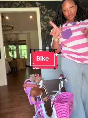 It’s so cute!! #bike #kidsbikes #kidsbike #girlbike #pinkbike 