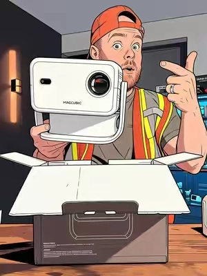 No compres un proyector viejo en el 2026 cuando ya puedes conseguir algo así por menos de 100 👀📽️ Este Magcubic L018 tiene resolución nativa 1080P, 650 ANSI, autoenfoque, auto keystone y Android 14 integrado. Básicamente, conviertes cualquier pared en tu propio cine. 🍿 #TikTokshopbacktoschool #TikTokShopCreatorPicks #WeeklyDeals #Magcubic #Projector Magcubic L018, proyector 1080P, 650 ANSI projector, proyector portátil, Android 14 projector, auto focus projector, home theater, proyector para películas