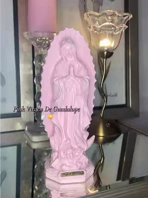 The Pink Virgen De Guadalupe is back in stock🎀 #virgensitadeguadalupe #virgenmaria #virgenmary #pinkaesthetic 