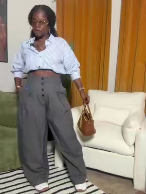 Oversize trouser pants #tiktokbacktoschool #fallfashioninspo #alfericeden 