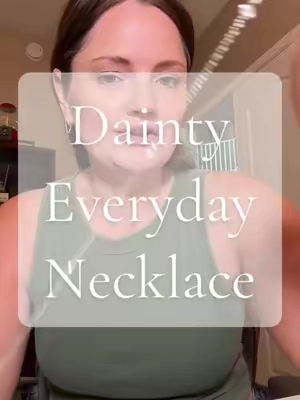 #daintyjewelry #daintynecklace #everydaynecklace #everydayjewelry 