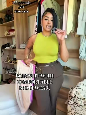 I love her! Shapewear & bodysuit in one & it’s comfy 😍✨