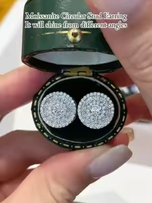 Moissanite Circular Stud Earring. It will shine from different angles💎✨#earrings #earring #moissaniteearrings #earringslovers #moissanite #delzzad #waterproofjewelry #jewelry #giftideas #2026 #viral #delzzadjewelry #nontarnishjewelry #beautiful #luxury #affordable #diamond #diamondtester #silver #silverjewelry #S925 #s925silver #TikTokshopbacktoschool #BackToSchool2026 #DormTour #CollegeEssentials