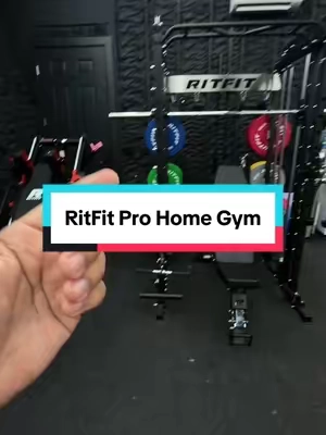 You will never have to drive to a public gym ever again …  @RitFit @RITFIT Sports  #tiktokshopsummersale #ritfit #homegym #garagegym #smithmachine 