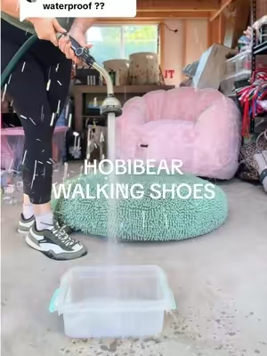 Replying to @Kim Foster here you go!!! lol  #hobibear #walkingshoes #comfyshoes #hobibearshoes 