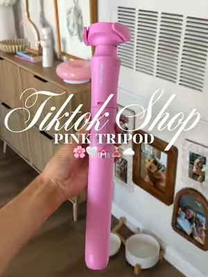 Pink tripod 🌸🤍💒🧘🏼‍♀️☁️#fyp #pinktripod #contentcreator #tripod #content 