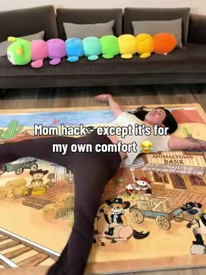 Boy mom life is basically accepting that the floor is their favorite place 😂 Good thing Papamat makes it a little softer. #Papamat #BoyMom #BabyPlayMat #MomFinds #TikTokShopCreatorPicks 