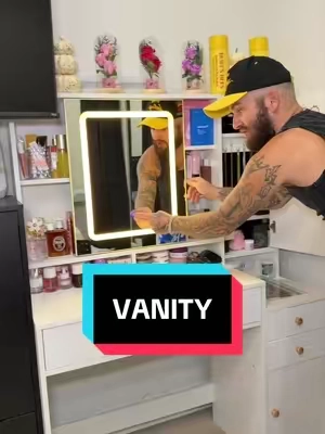 #vanity #makeupvanity #vanitymakeup #vanityorganization #vanitysetup 