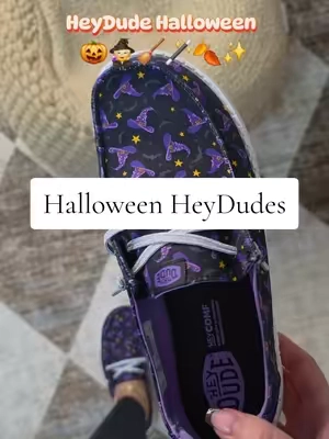 so fun🎃Limited Edition New HeyDude Halloween @HeyDude #heydude #halloween #trickortreat #sliponshoes #TikTokshopbacktoschool 