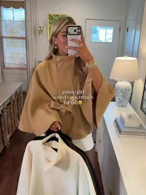 SOOO classy- it’s giving Elizabeth James from the parent trap😍 Allll the old money/stockholm style vibes🤍 And the quality is AMAZING! Wearing size M! #designerinspired #trenchcoat #stockholmstyle #oldmoney #affordablefashion