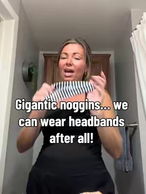 If your head is the size of a watermelon like mine, these are perfect for you. PS: they also properly fit my 9yr old and don’t slide off her head! 🙌 #hair #hairstyle #headband #tiktokshop #tiktokmademebuyit 