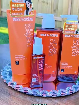 Perfect Serum Original Shampoo, Conditioner, Treatment (Available 2 Sizes)  | Mise En Scène | Korean Hair Care for Damaged Hair, with Moroccan & Jojoba Oils, Glossy Shine #TikTokshopbacktoschool 