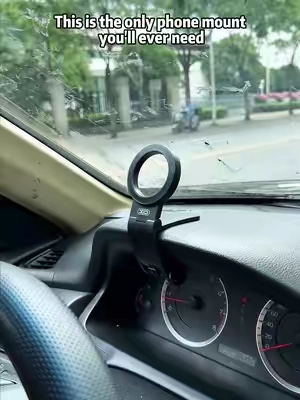 Hey, someone messed up on TikTok because this phone mount is on sale right now.
 If you're still holding your phone while driving or constantly looking down for directions, you need to see this.
 Just clip it onto your dashboard or windshield, attach your phone, and you're ready to go in seconds.
 The clamp holds your phone securely, even on bumpy roads, so you can use GPS safely without taking your hands off the wheel.
 It's compact, easy to move between cars, and makes driving a whole lot more convenient.
 If you still see the orange cart, grab one before the sale ends.#TikTokShop #PhoneMount #CarAccessories #CarGadgets #GPSu