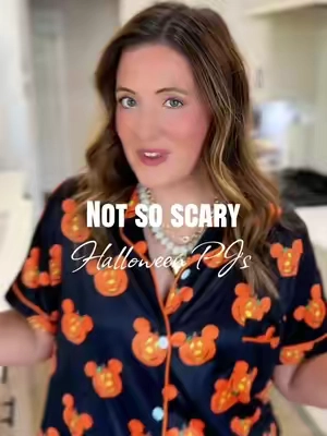 Celebrate the fall and Halloween season with some no so scary Halloween pjs! #halloweenpajamas #matchingpajamas #halloweendecor #boobasket #boobasketideas 