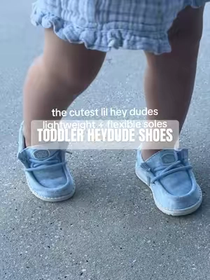 I think they’re “supposed” to be for boys butttt oh well 🫣 #heydude #toddlershoes #kidsshoes #backtoschool #TikTokshopbacktoschool 