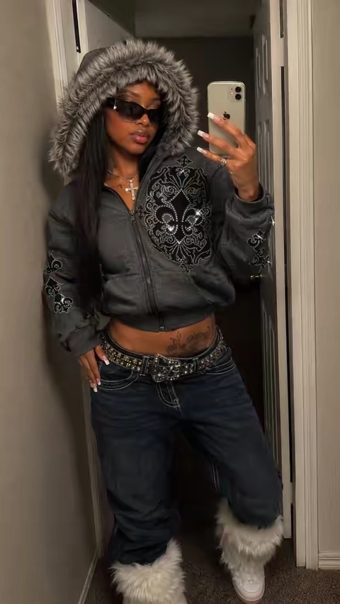 #hoodie #falloutfits #jacket #2000sfashion #y2k 