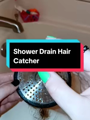 I haven't had to worry about a clogged drain since with this shower drain hair catcher 🙌  #showerdrain #cloggeddrain #showershroom #haircatcher #tiktokshopcreatorpicks 
