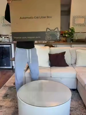 El arenero automático para gatos más inteligente.  #cat #gatos #arenero #TikTokshopbacktoschool #hogar 