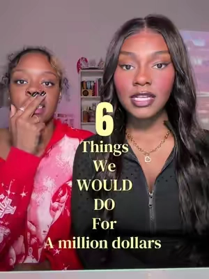 What would you do for 1 million dollars??? Are these valid🤔😳#tetenkeke 