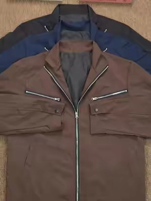 Brown tones and workwear details making everyday menswear better #brownouterwear #mensjacket #workjacket #TikTokshopbacktoschool #growtogether 