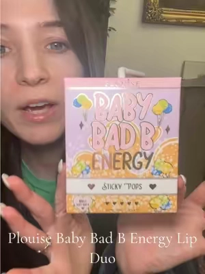 I got the sticky pops flavor! 🍭 @Plouise USA #plouise #plouisemakeup #babybadbenergy #lipoil #lipconditioner 