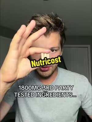 It’s even 3rd party tested! #nutricostpartner #ad #testoterone 