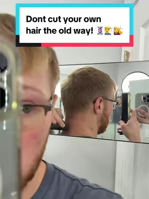 Why are you cutting your hair like this? #3waymirror #haircut #haircuts #selfhaircut #TikTokshopbacktoschool 