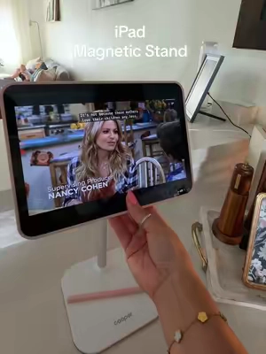 The reason I use my iPad all the time #ipadaccessories #ipadstand #deskaesthetic #tabletstand 