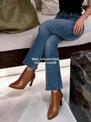 Simple,polished and so elevated #boots #ankleboots #fallboots #sohochic #tiktokshop 