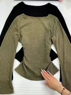 cute long sleeve bell top!! #tiktokfind #basics #longsleeve #OOTD #autumn