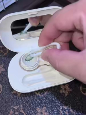 Travel size bring it anywhere #contacts #contactlenses #contactlenscare #contactlenscleaner #highfrequency 