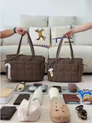 Lager? Compact?Which size do you love?✨#bagsmart #totebag #gymbag #collegebag #TikTokshopbacktoschool 