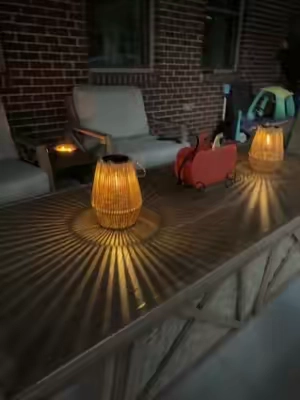 Beautiful outdoor solar lanterns. #solarlantern 