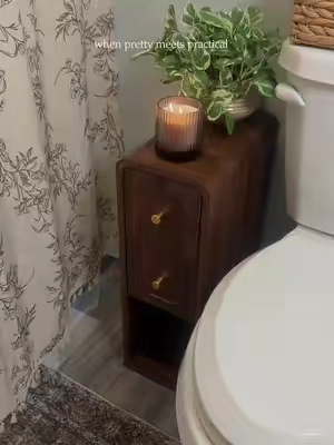 the kind of piece that makes your space prettier AND more functional 🤍 #TikTokShopCreatorPicks #TikTokshopbacktoschool #TikTokShopFinds #HomeDecor #BathroomDecor