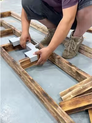 Stop measuring the position of the timber beams one by one.#tiktokshop #framing#workshoptools#tooltok#homelmprovement 