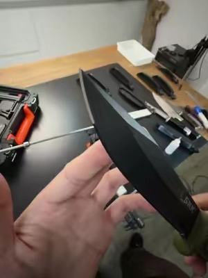 🤔 An Outdoor Knife Can Be Tough and Mirror Polished #knifesharpening #knifesharpener #knife #knifeskills #FathersDay     