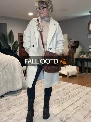 Fall OOTD 🍂 This whole outfit is giving cozy, polished, and actually wearable. The oversized turtleneck + long wool blend coat + ankle boots is such an easy fall combo, and the leather crossbody tote pulls the whole thing together. 🤎 #FallOOTD #FallOutfitIdeas #FallFashion #CozyFallOutfit #WomensFallFashion