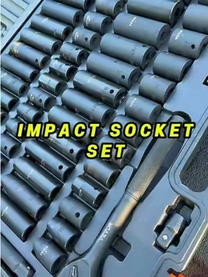 Can’t beat the quality and the price on these. 65 piece impact socket set. #socketset #toolset #impactsockets #musthavetools 