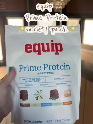 Delicious, nourishing, protein on the go!  #equipprotein #proteinonthego #easyprotein #proteinshake #grassfed