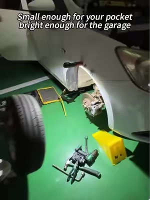 Stop working in the dark. This is a game changer. #mechanictok #carsoftiktok #cartools #tiktokmademebuyit #garagework  