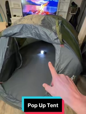 This pop up tent made camping so much easier #popuptent 